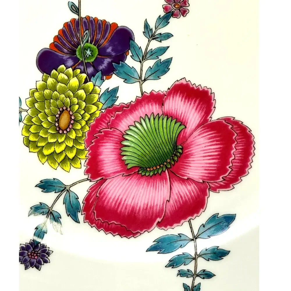 Raynaud Ceralene Limoges France 1973-1995 Retired 'Anemones' 10.75